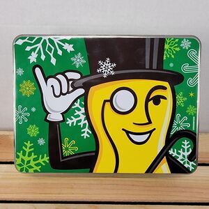 Planters Mr. Peanut Tin Box Approx 9" X 7"